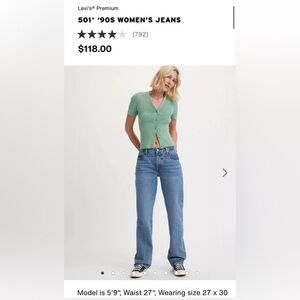 Levi’s 501® ‘90S WOMEN'S JEANS